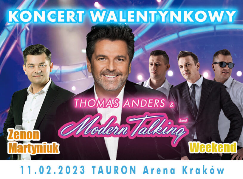 Koncert Walentynkowy 11 lutego 2023 r niezbędnik koncertowy